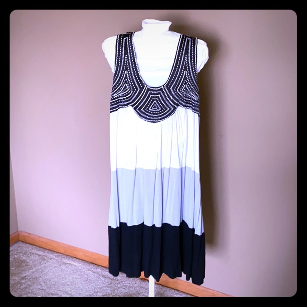 Black and White Tunic